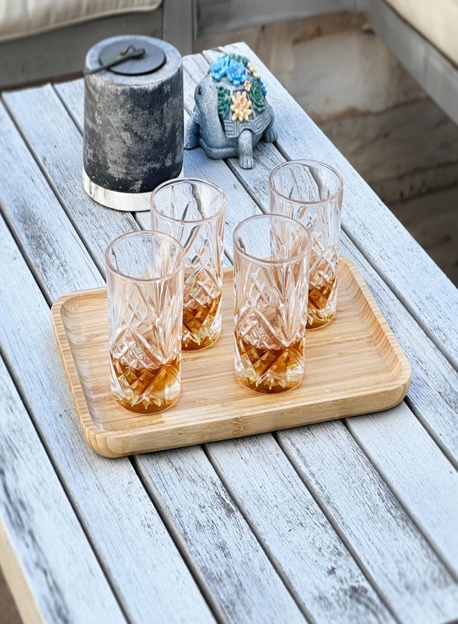 بامبو صينية تقديم من الخيزران من بام آند بو، بتصميم طبيعي بسيط، مستطيلة الشكل (13.6 بوصة × 7.8 بوصة × 0.8 بوصة)، مثالية للقهوة والشاي والطعام والمشروبات، كما أنها للتخزين والديكور المنزلي والمطبخ والحمام. - Image 5